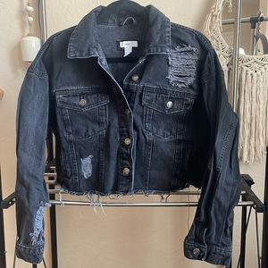 Forever 21 Denim Jacket Cropped